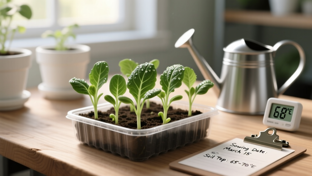 Collard Greens Indoor Sowing Window (2026) | Ext.-Backed