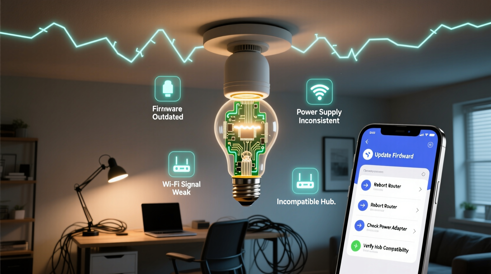 why is my smart bulb flickering compatibility issues and quick solutions