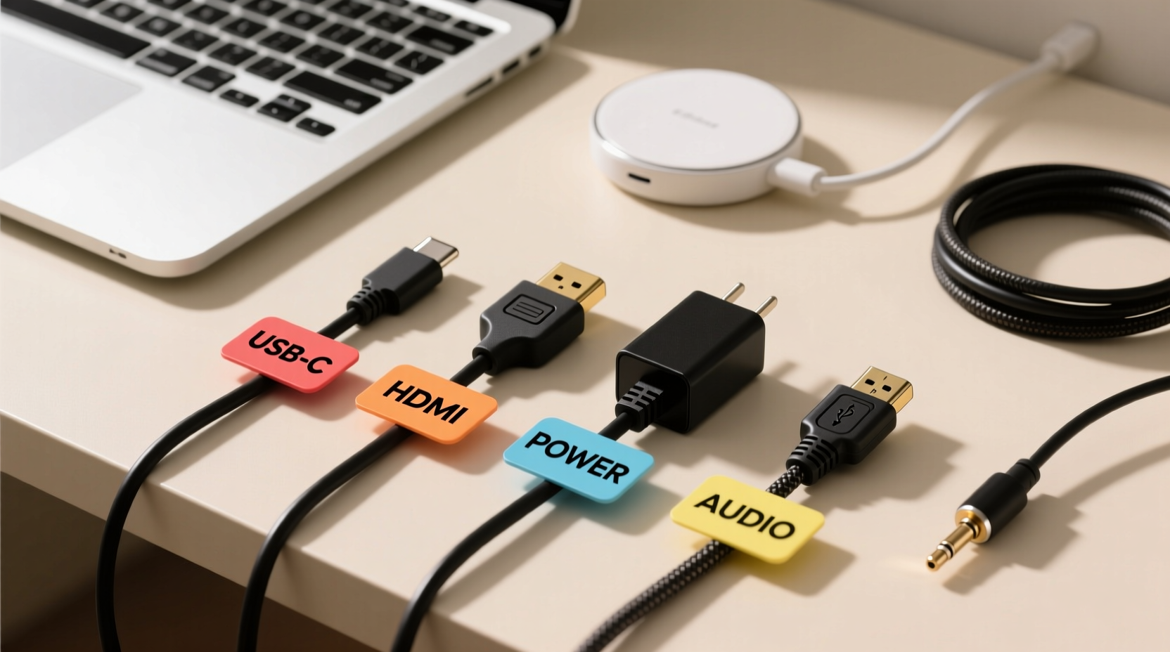 best practices for labeling cords so you never guess which plug goes where