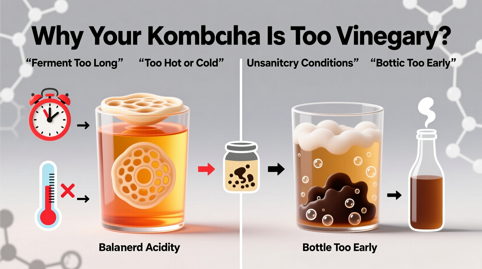 why is my kombucha too vinegary fermentation timing mistakes to avoid
