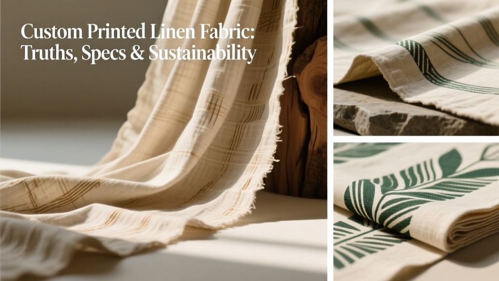 Custom Printed Linen Fabric: Truths, Specs & Sustainability