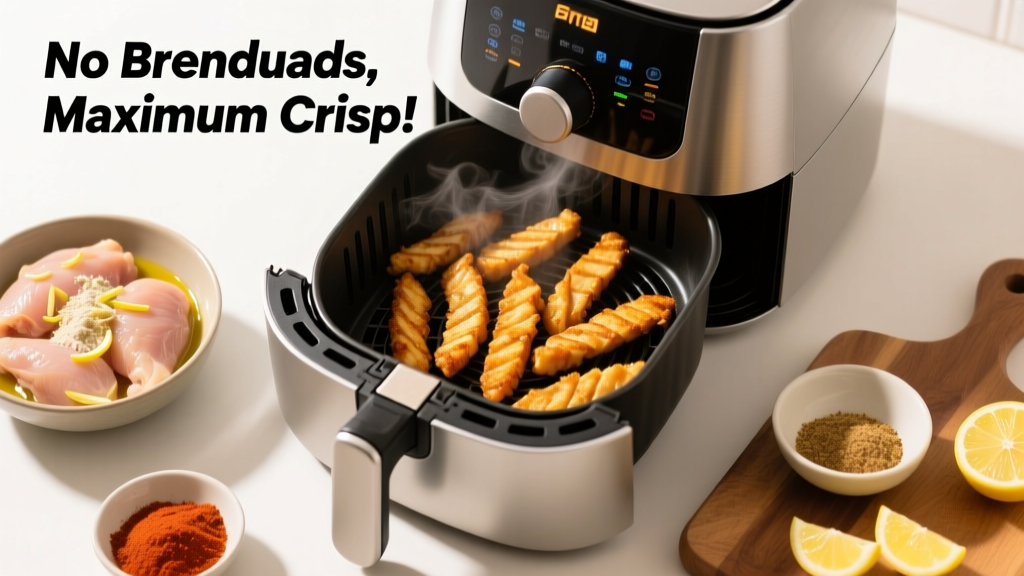 Crispy Chicken Strips No Breadcrumbs: Air Fryer Guide