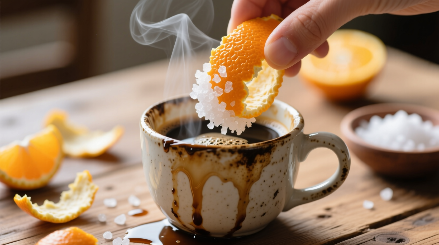 eco friendly coffee stain removal