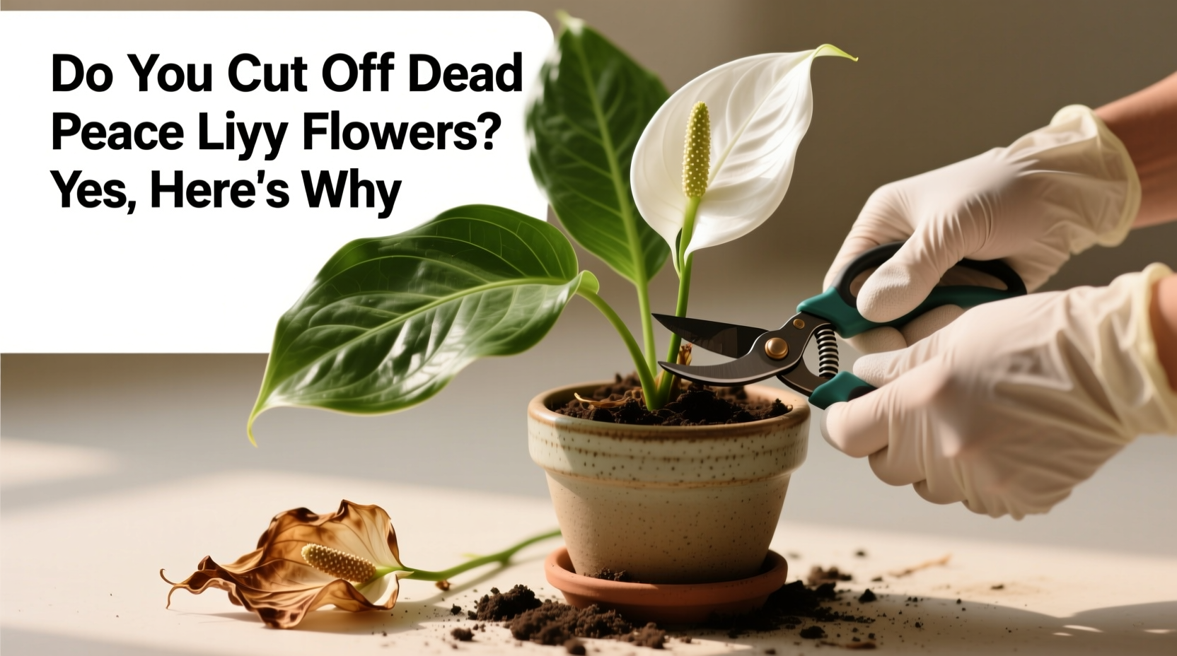 Deadhead Peace Lilies: 3 Key Benefits | TheHomeSprouts
