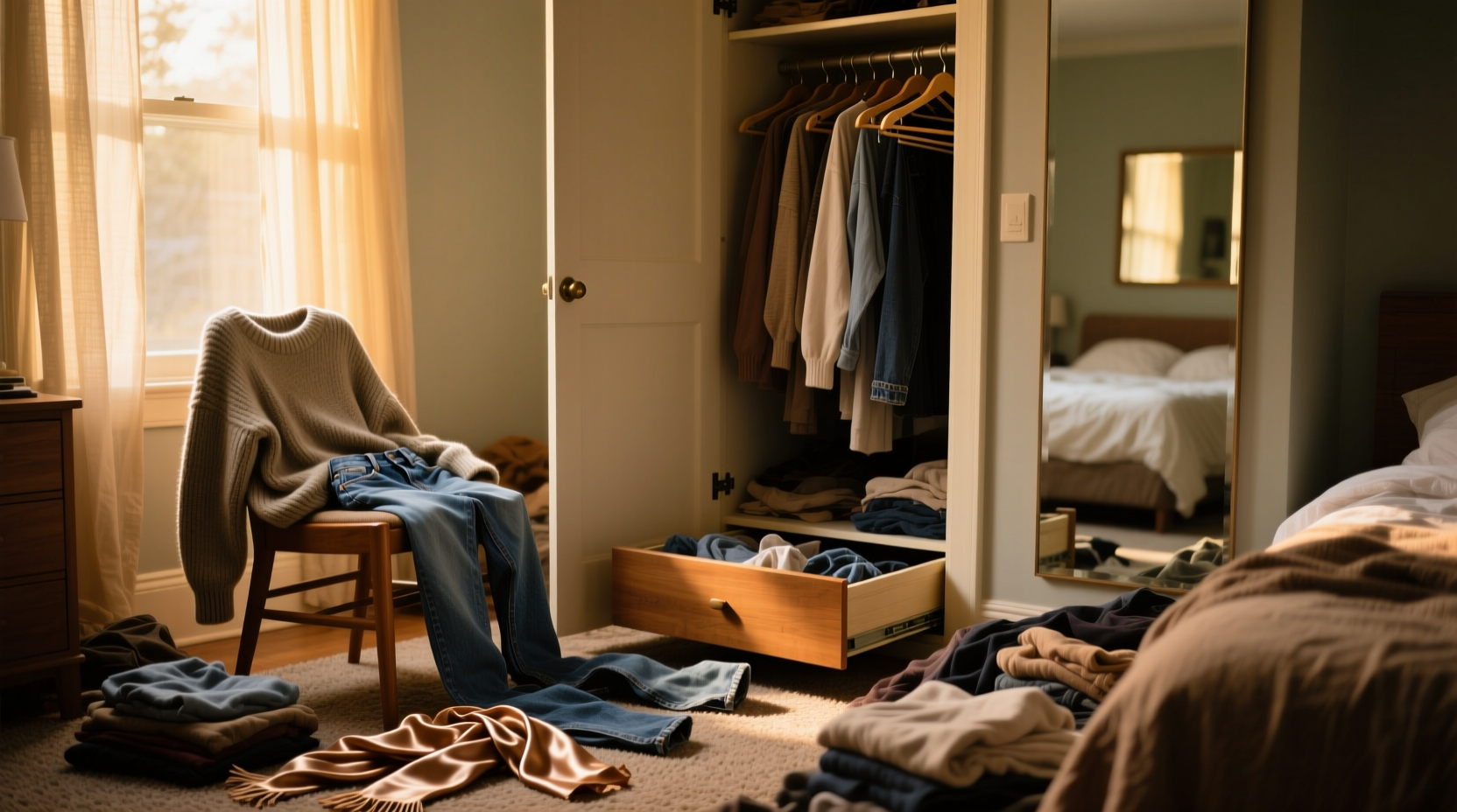 the clutter challenge week 4 clothing bedrooms