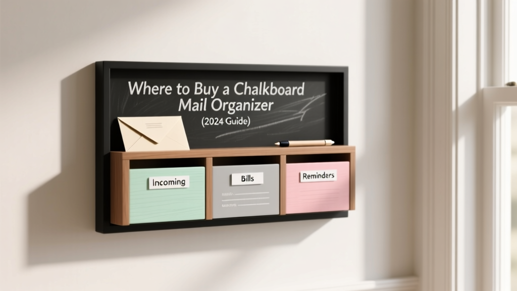 Where to Buy a Chalkboard Mail Organizer (2024 Guide)