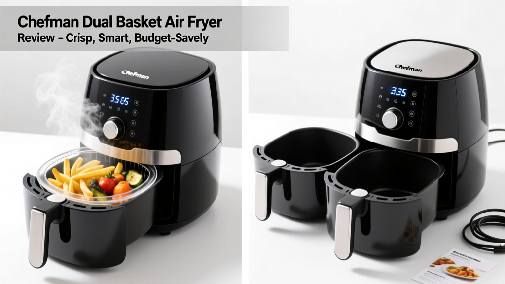 Chefman Dual Basket Air Fryer Review: Crisp & Smart