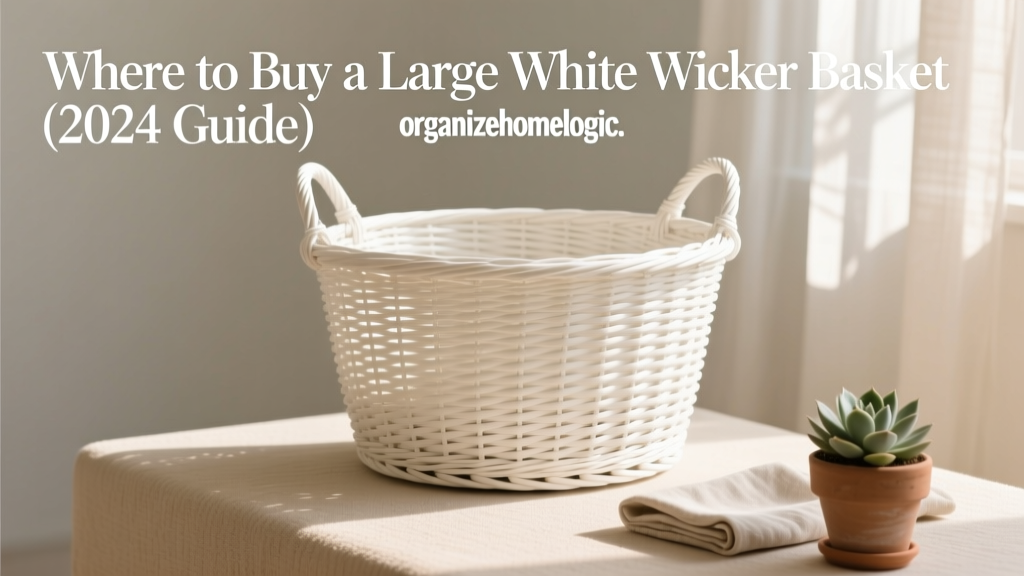 Where to Buy a Large White Wicker Basket (2024 Guide)