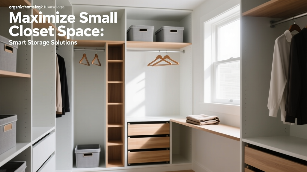 Maximize Small Closet Space: Smart Storage Solutions