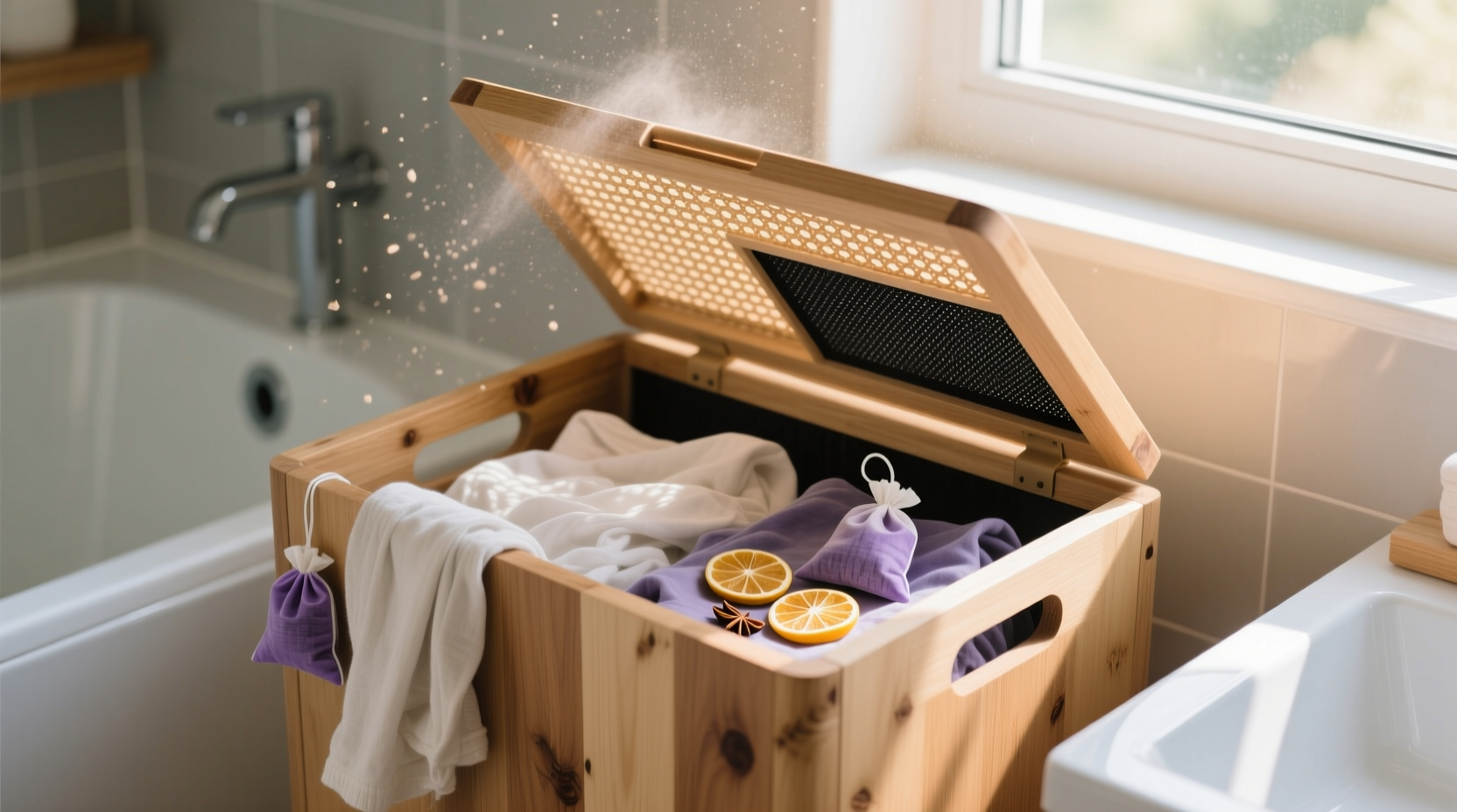 how to deodorize a stinky laundry hamper