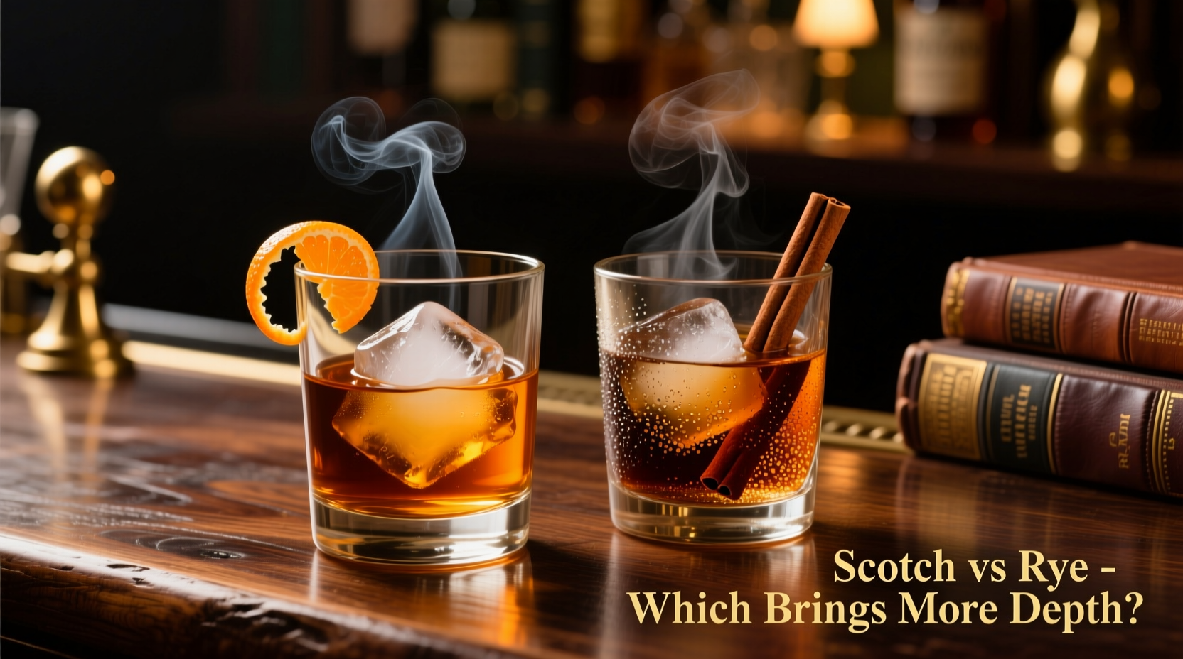 scotch vs rye in an old fashioned which brings more depth