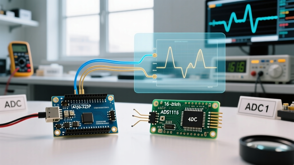 Upgrading analog input in Arduino: 10-Bit to 16-Bit ADC Migration