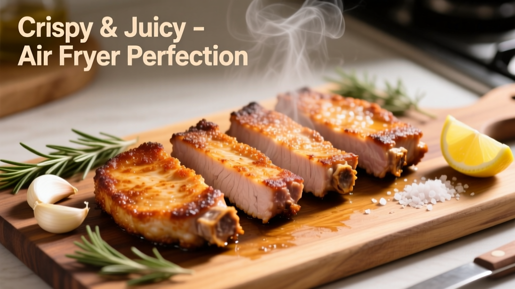 Frozen Boneless Pork Chops in Air Fryer: Crispy & Juicy
