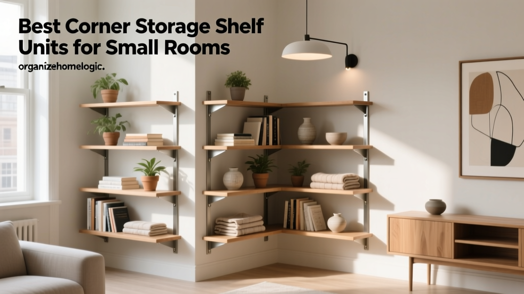 Best Corner Storage Shelf Units for Small Rooms