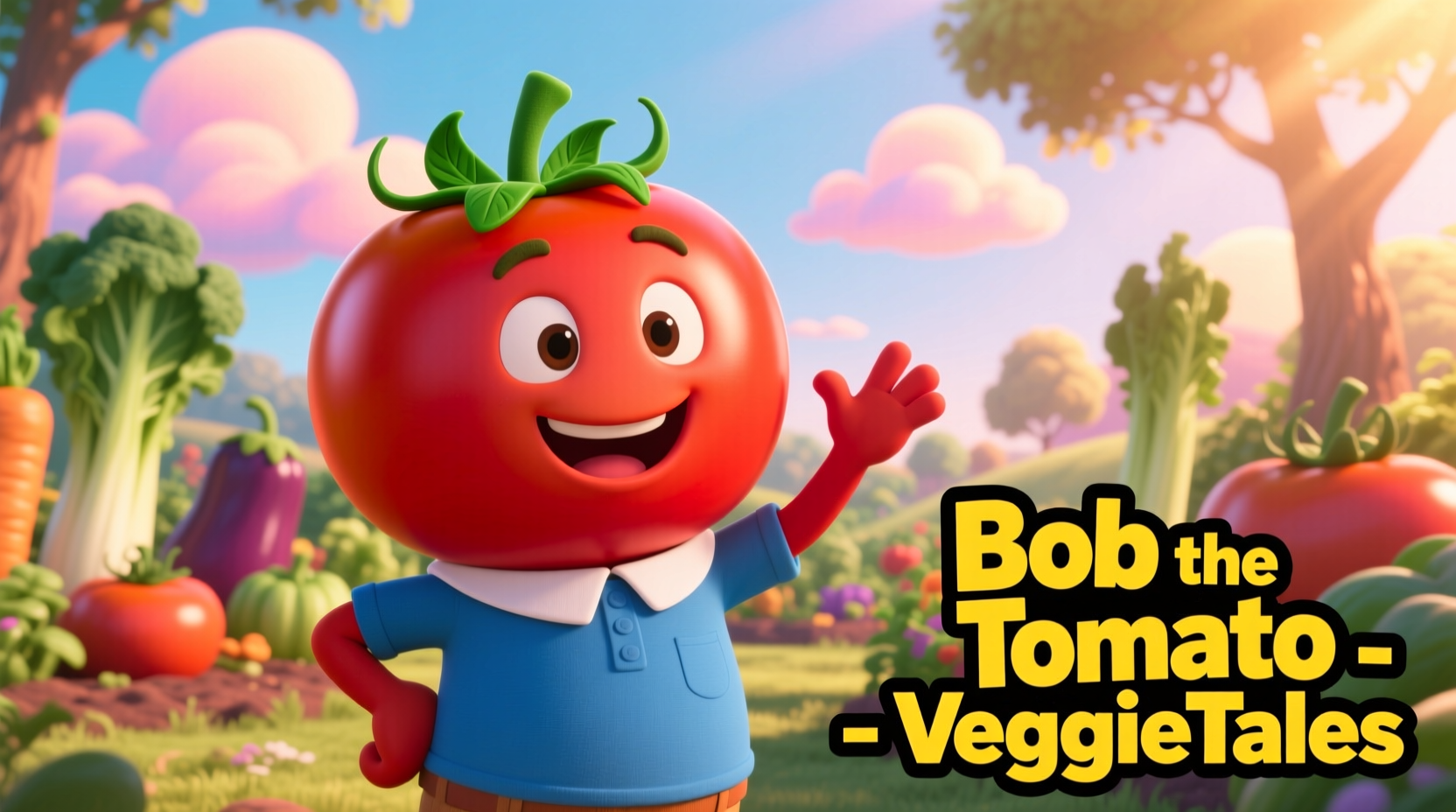 Bob the Tomato character from VeggieTales series