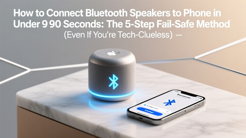 How to Connect Bluetooth Speakers to Phone (2026)