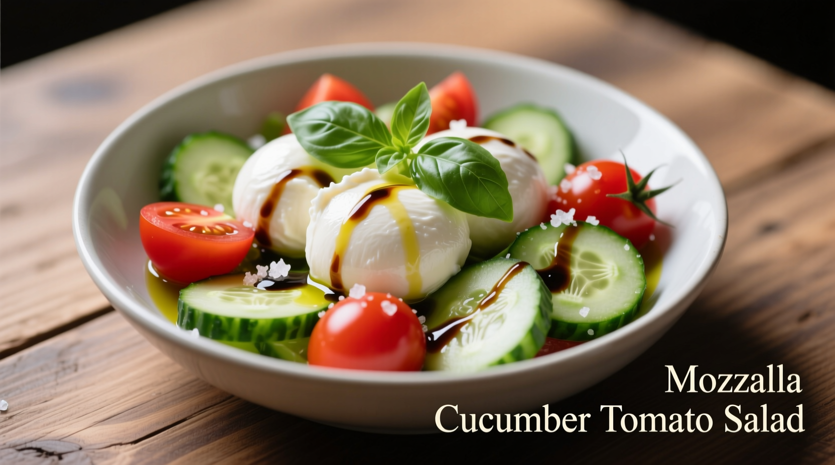 Perfect Mozzarella Cucumber Tomato Salad Recipe