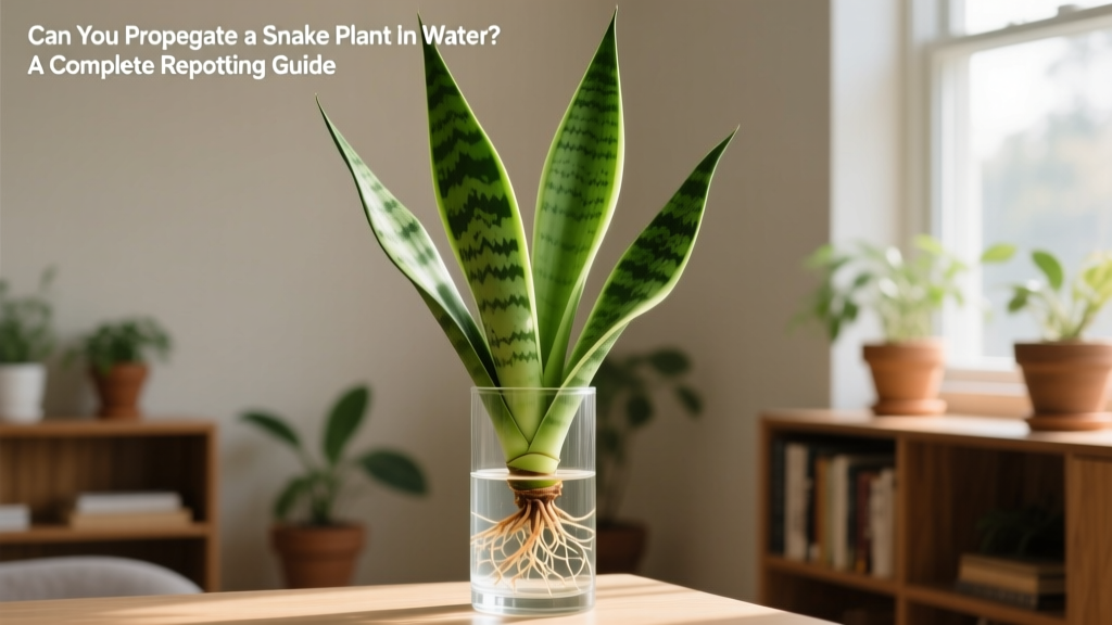 Snake Plant Water Propagation: Truth & Repotting Guide