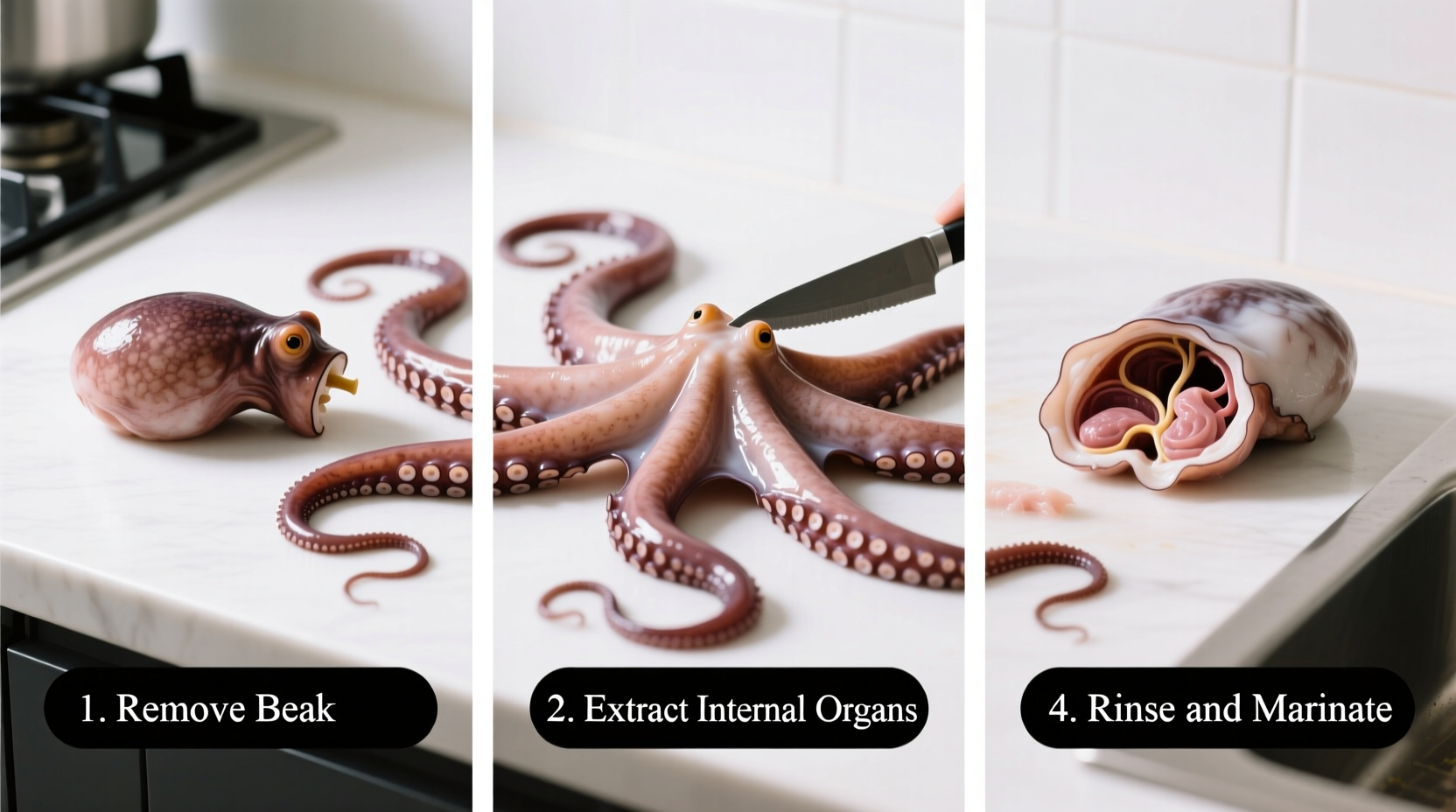 how to prepare octopus for cooking