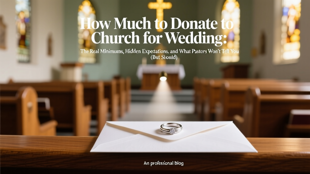 Church Wedding Donation: Real Minimums & Expectations (2026)