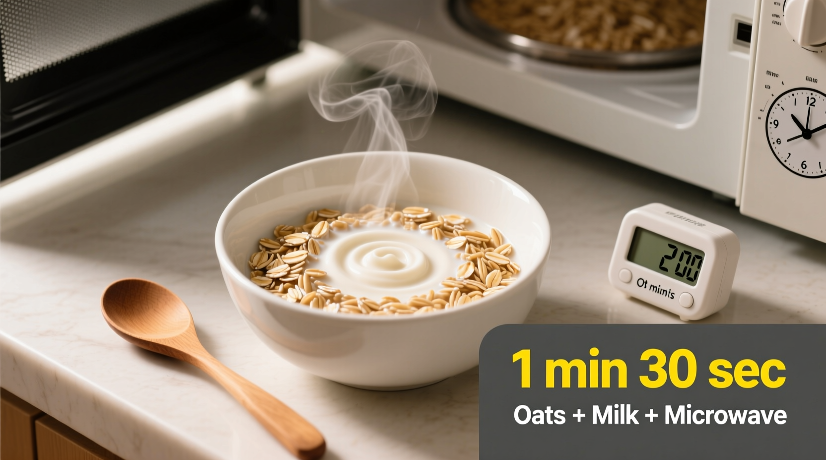 how do i cook oatmeal in the microwave