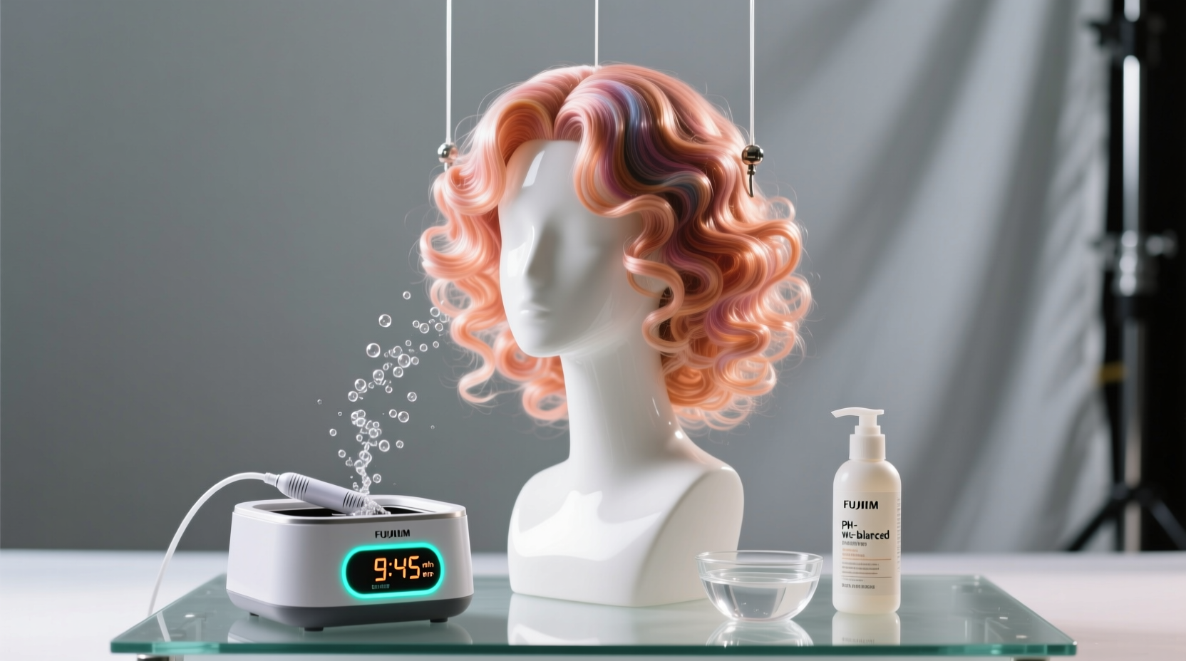how to sanitize cosplay wigs without melting curls