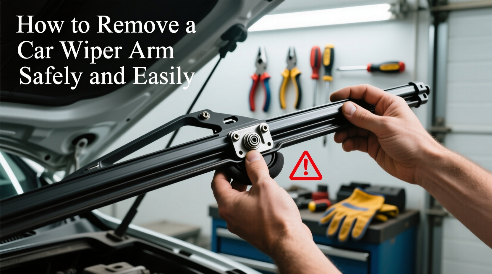 how to remove car wiper arm