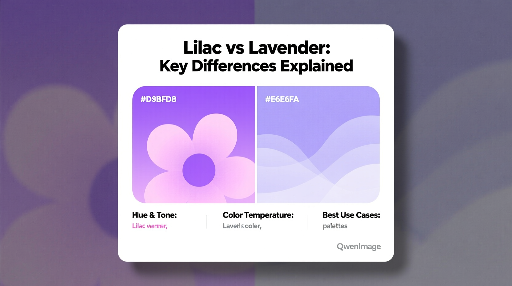 What Is The Difference Between Lilac And Lavender Color