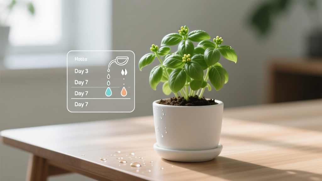How Often to Water Flowering Basil Indoors (2026)