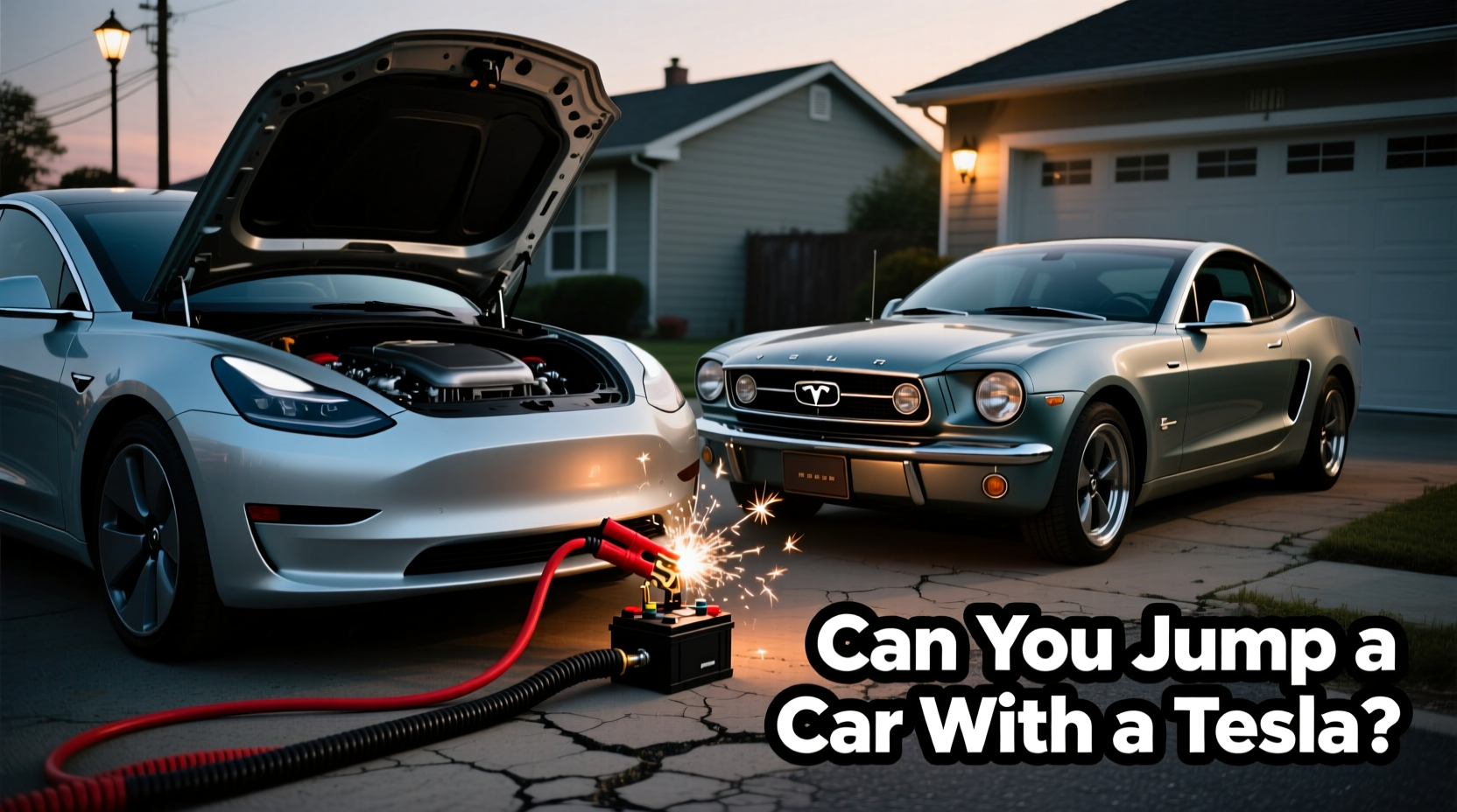 can you jump a car with a tesla