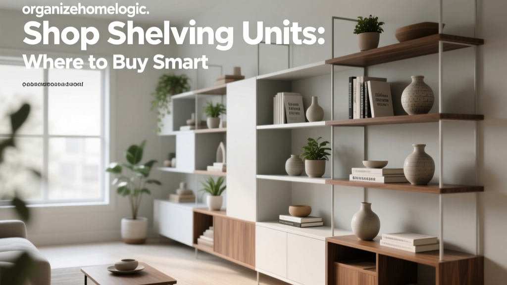 Shop Shelving Units: Where to Buy Smart