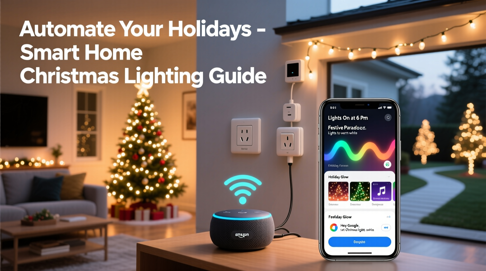 how to use smart home tech to automate your entire christmas light setup