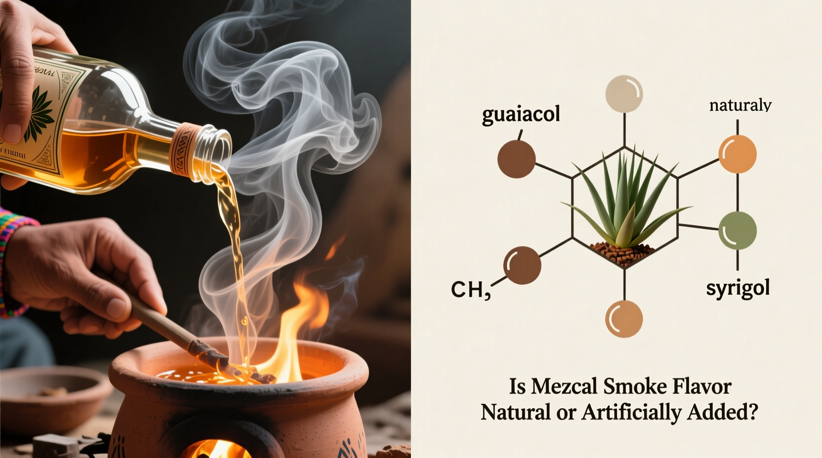 is mezcal smoke flavor natural or artificially added
