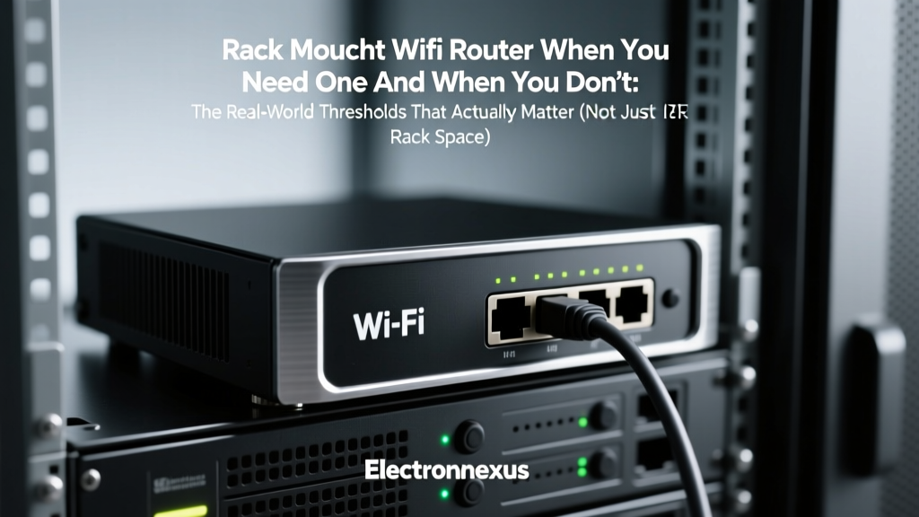 Rack Mount Wifi Router When You Need One And When You Dont: The Real-World Thresholds That Actually Matter (Not Just Rack Space)