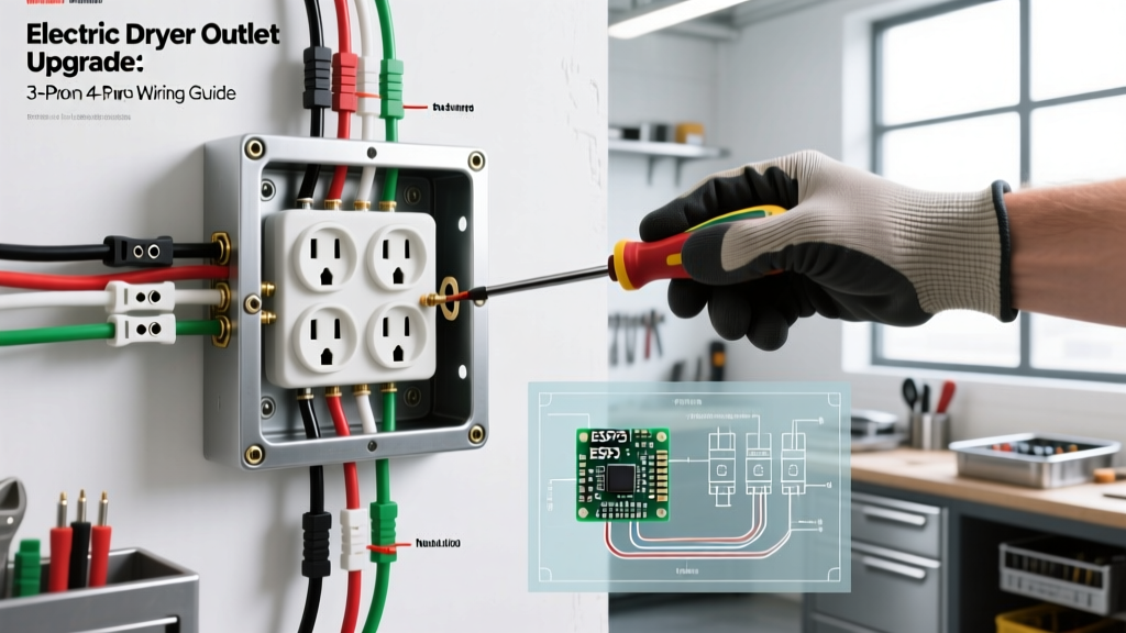 Electric Dryer Outlet Upgrade: 3-Prong to 4-Prong Wiring Guide