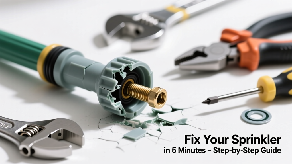How to Fix a Broken Sprinkler Head in Your Lawn