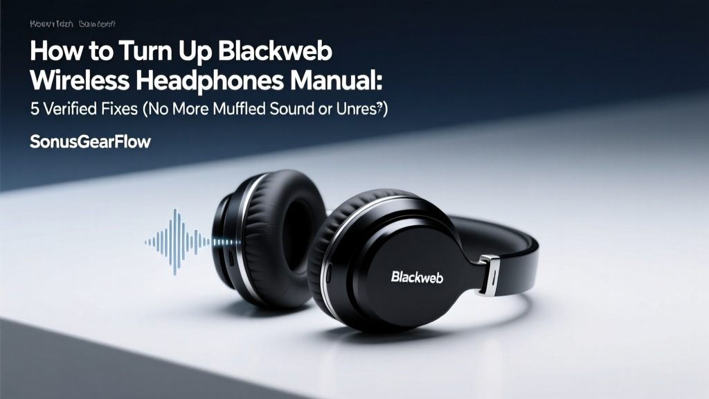Blackweb Wireless Headphones Volume Fixes (2026)