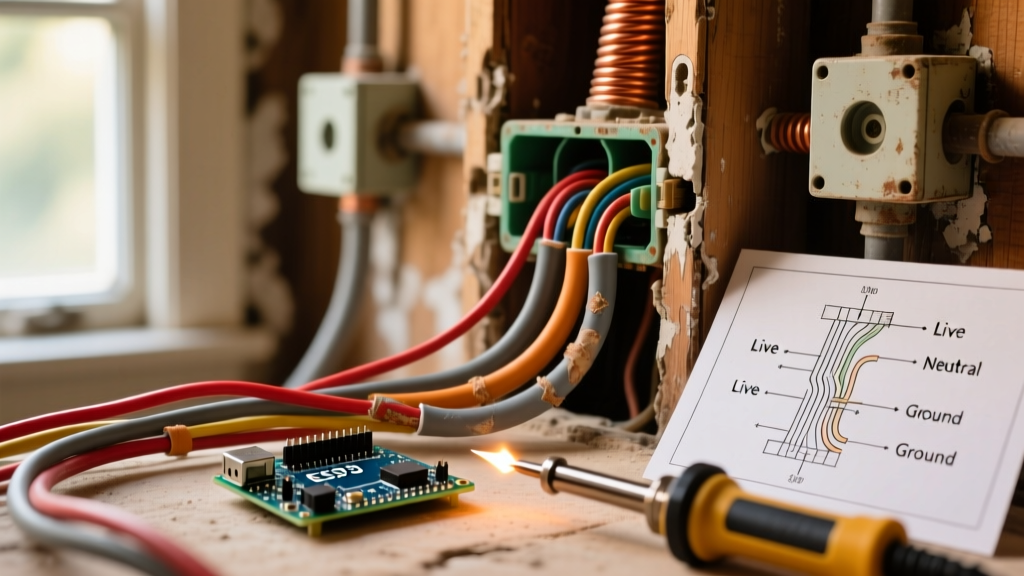 Identifying Old Colours for Electrical Wiring During Renovations