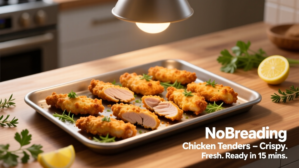 No-Breading Chicken Tenders in Ninja Foodi