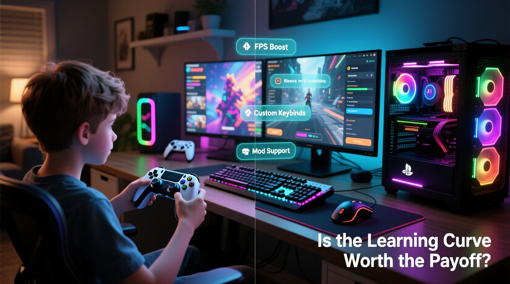 switching from console to pc gaming is the learning curve worth the payoff