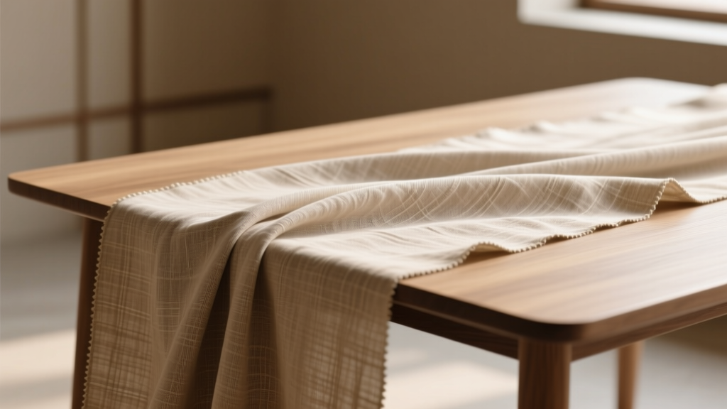 Linen Rayon Blend Fabric by the Yard: Smart Natural Luxury