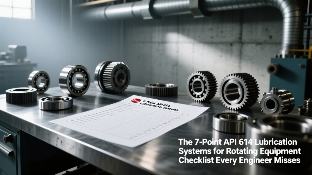 API 614 Lubrication Systems: 7-Point Commissioning Checklist