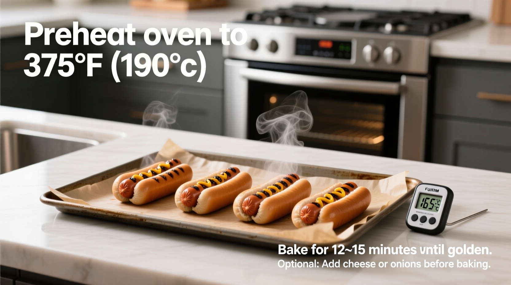 Perfect Oven-Baked Hot Dogs: Simple 20-Minute Method
