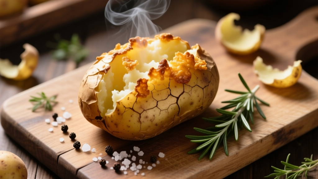 Air Fryer Baked Potatoes: Crispy Skin, Fluffy Inside
