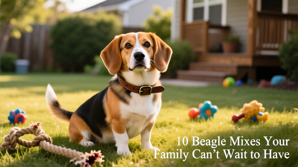 corgi beagle mix with corgi body and beagle face and ears