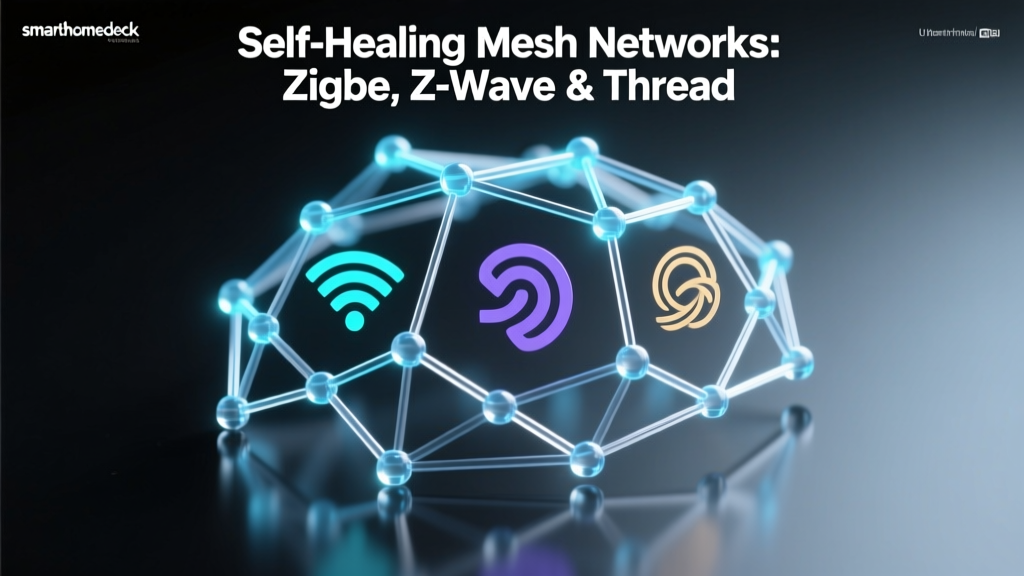 Self-Healing Mesh Networks: Zigbee, Z-Wave & Thread