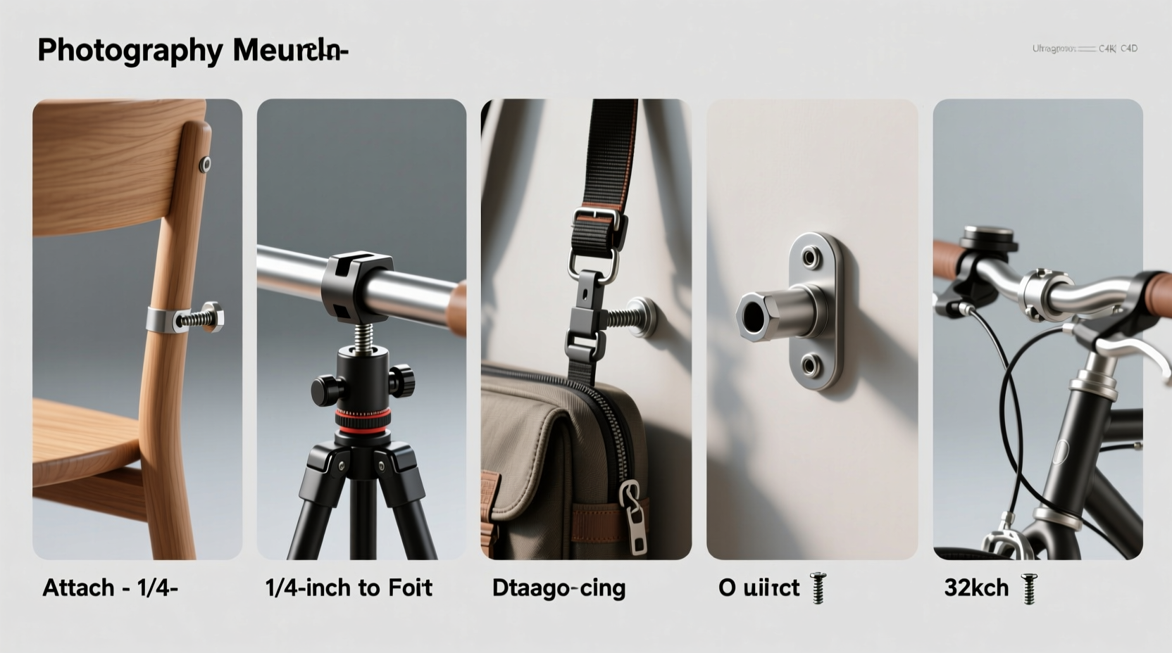 Five Easy Ways to Add a 1/4″ Tripod Mount to Anything