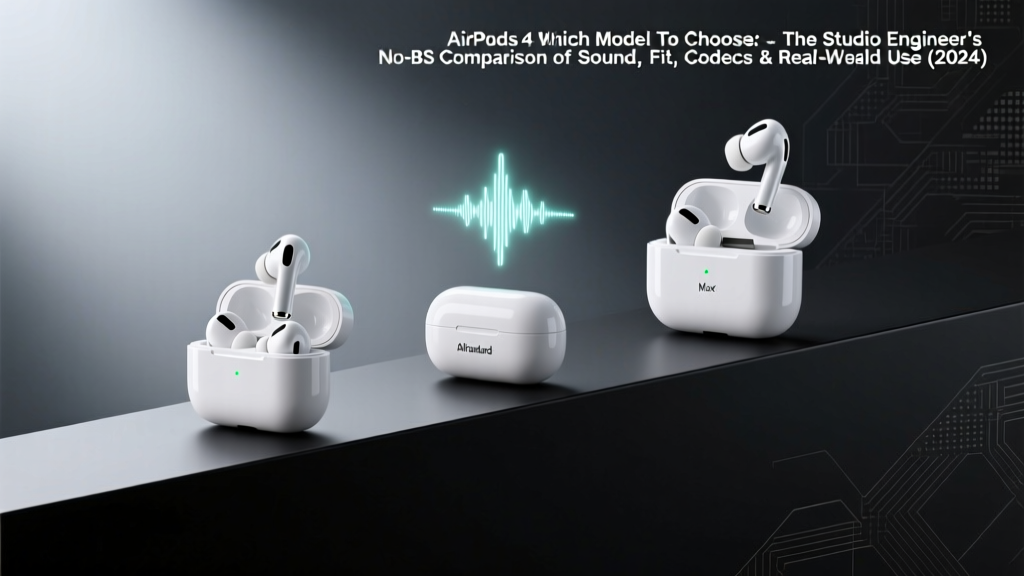 AirPods 4 Which Model To Choose: The Studio Engineer’s No-BS Comparison of Sound, Fit, Codecs & Real-World Use (2024)