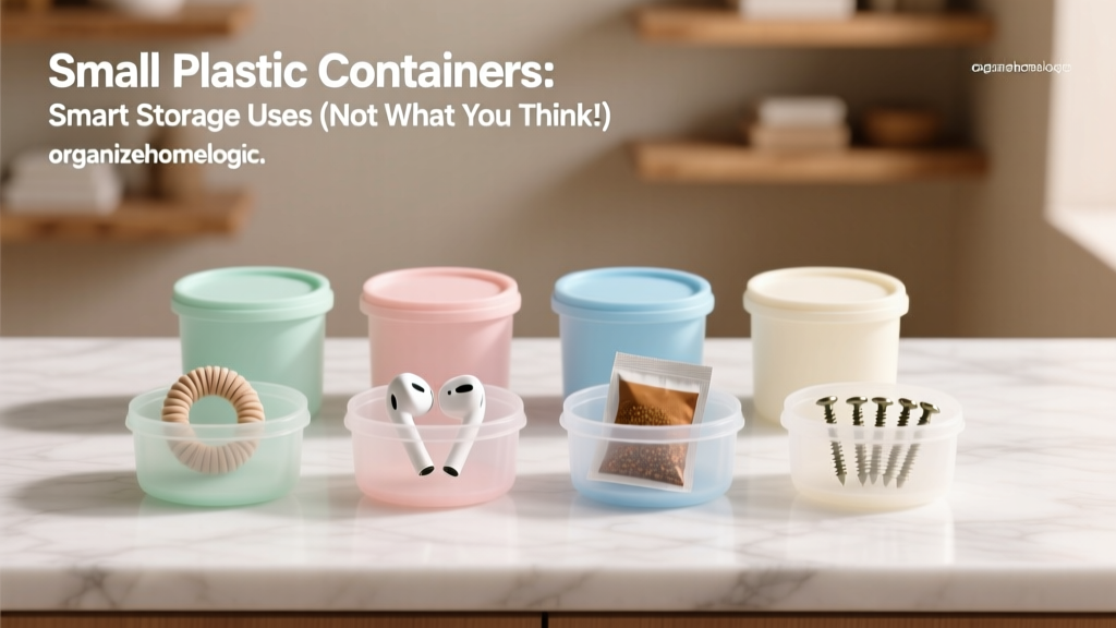 Small Plastic Containers: Surprising Smart Storage Uses