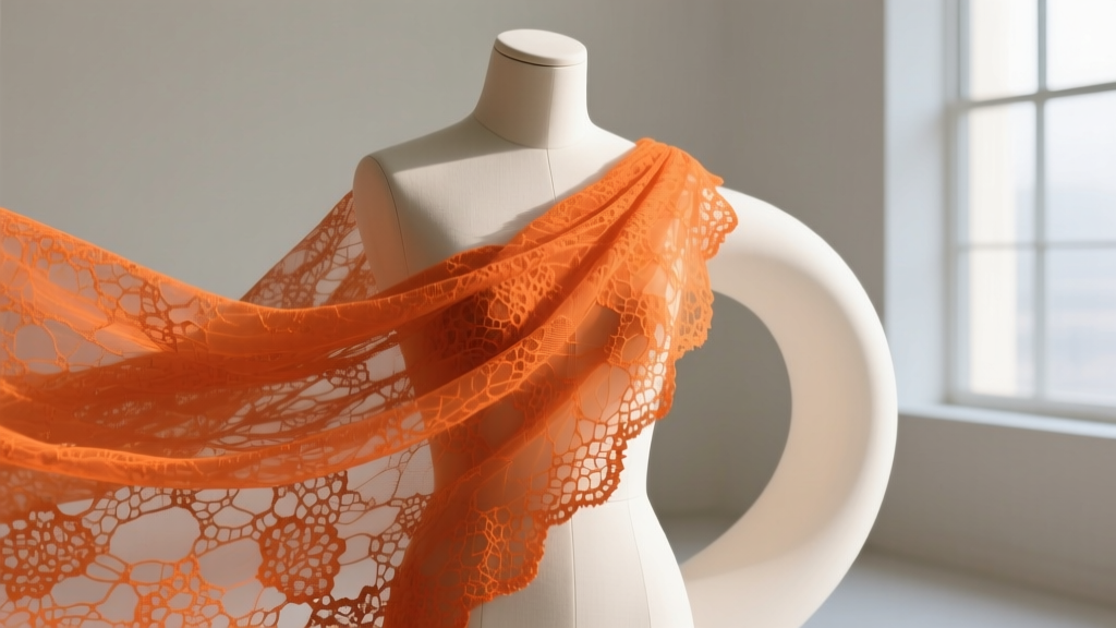 Orange Lace Fabric: A Designer’s Guide to Quality & Performance